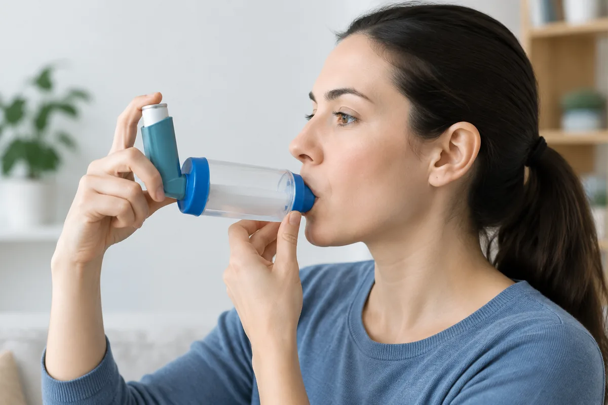 Comment utiliser un inhalateur-doseur avec une chambre d’inhalation ?